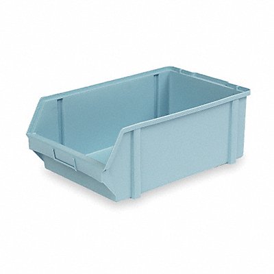 LEWISBINS PB50FLtBlue Hang and Stack Bin Light Blue PP 7 in