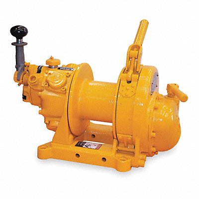 INGERSOLL RAND BU7A Air Winch Lever Ctrl 1200 lb Max Pull