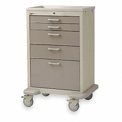 METRO MBX2201TLDT Medical Cart Steel/Polymer Lt./Dk Taupe