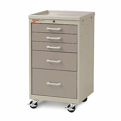 METRO MBC3110TLDT Compact Cart Steel/Polymer Lt./Dk.Taupe