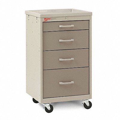 METRO MBC1210TLDT Compact Cart Steel/Polymer Lt./Dk.Taupe