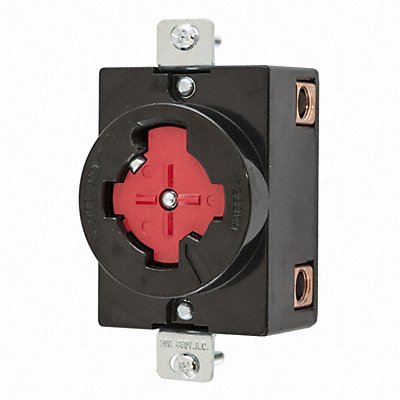 HUBBELL HBL20443 Lck Recept 30 A Red Thrmpl NoNEMA 1Gng