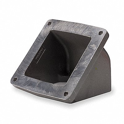 HUBBELL HBL26404 Angle Adaptor Cst Alum Silver 4.5x3.44in
