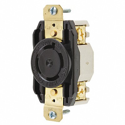 HUBBELL HBL2740 Lck Recept 30 A Black Nylon L17-30R 1Gng