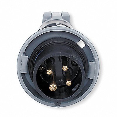 HUBBELL HBL430P5W IEC Pin and Sleeve Plug 30 A Black 3Pl