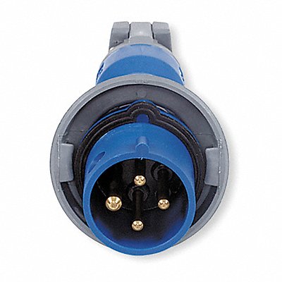 HUBBELL HBL420P9W IEC Pin and Sleeve Plug 20 A Blue 3Pl
