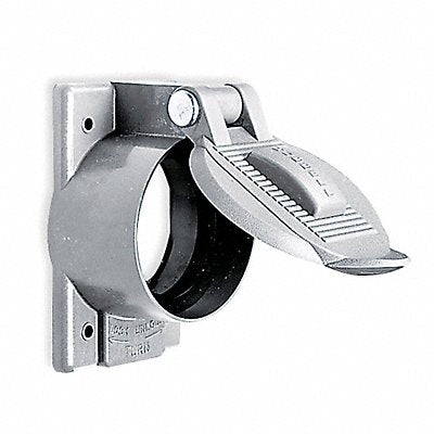 HUBBELL WIRING DEVICE-KELLEMS HBL7774WO Weatherproof Cover Thermoplastic Grey