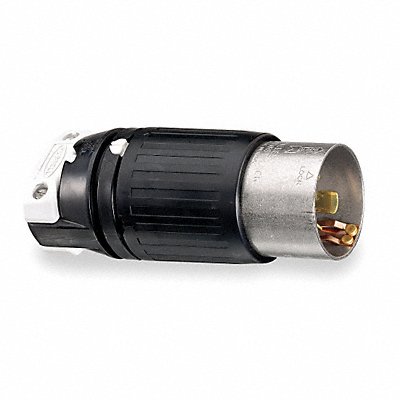 HUBBELL CS8365C LckPlg Strt 50 A Blk White Nylon 4Blds