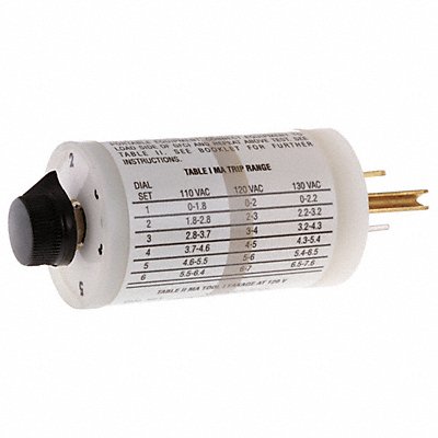 HUBBELL WIRING DEVICE-KELLEMS GFT2G Receptacle Tester GFCI 110 to 130V AC