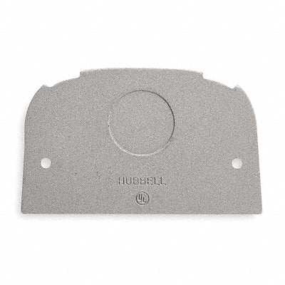 HUBBELL WIRING DEVICE-KELLEMS SS309SF Above Floor Fitting Aluminum Round