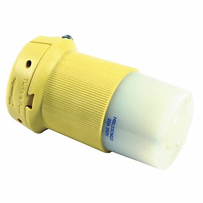 HUBBELL HBL23CM23 Locking Connector Std. 20 A L6-20R