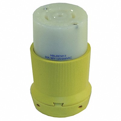 HUBBELL HBL28CM13 Locking Connector Std. 30 A L21-30R