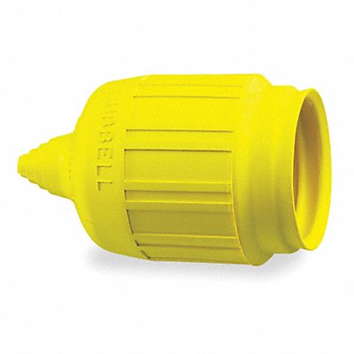 HUBBELL HBL60CM31 WP Boot Yellow 20/30A For 3Wire Plg/Cnnct