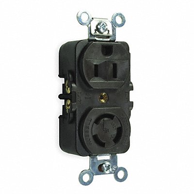 HUBBELL HBL7371 Receptacle Duplex 5-15R 125/250V
