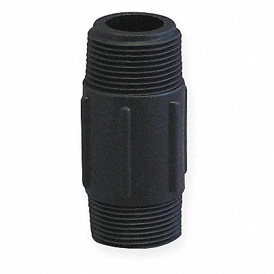 GRAINGER NIP1503 Nipple 1 1/2 x 3 In MNPT Poly Black