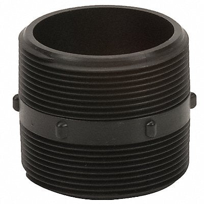 GRAINGER NIP300SH Hex Nipple 3 in Schedule 80 MNPT Black