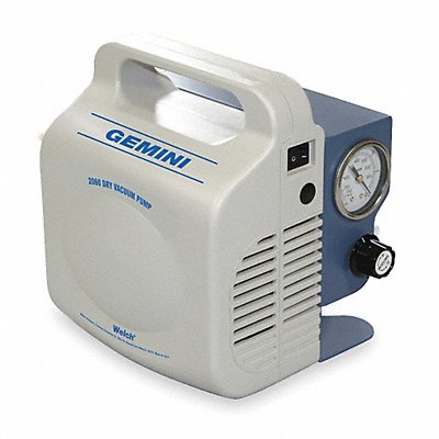 WELCH 2060B01 Vacuum Pump 3/8 hp 0.5 cfm 22 in Hg
