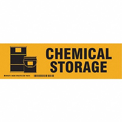 BRADY 60288 Label 3 1/2 in x 12 in Polyester