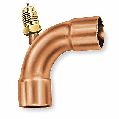 JB INDUSTRIES A31162 1/4 Access Valve 90 Brass/Copper