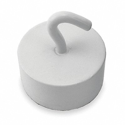 GRAINGER 3DXZ4 Single Point Hook Neodymium White 61 lb.