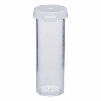 GRAINGER VIAL3C10 Vial with Cap 11.09 mL 22.2 mm Dia PK10