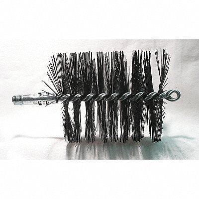 TOUGH GUY 3EDG2 Flue Brush Dia 3 3/4 1/4 MNPT Length 8