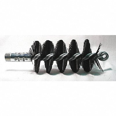 TOUGH GUY 3EDG6 Flue Brush Dia 2-1/4 3/8 MNPT Length 8