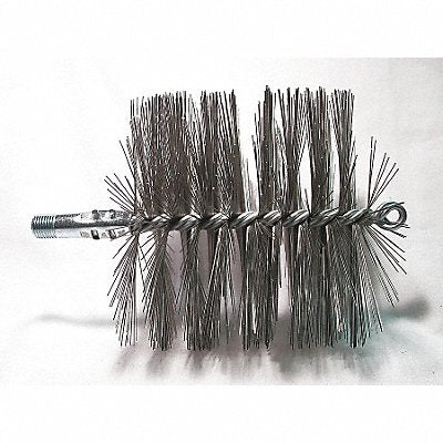 TOUGH GUY 3EDJ3 Flue Brush Dia 5 1/4 MNPT Length 8