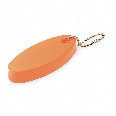 LUCKY LINE PRODUCTS 9241 Key Float with Ball Chain Orange