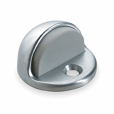 ROCKWOOD 44126d Dome Door Stop Satin Chrome Dia 2 In