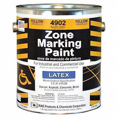 RAE 490201 Traffic Zone Marking Paint 1 gal Yellow