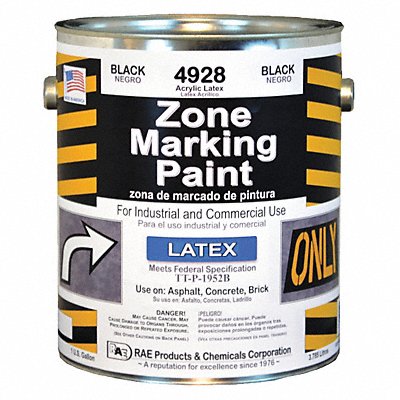 RAE 492801 Traffic Zone Marking Paint 1 gal Black