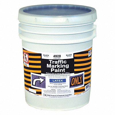 RAE 492805 Traffic Zone Marking Paint 5 gal Black