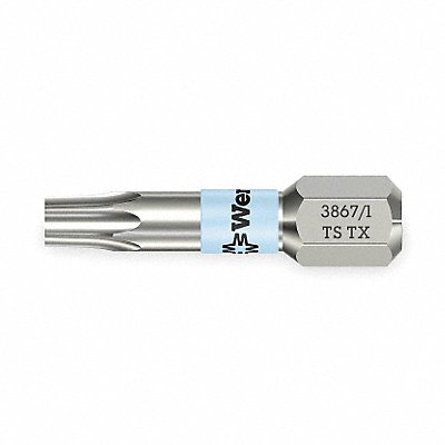 WERA 5071037001 Insert Bit SAE 1/4 Hex T30 1 SS