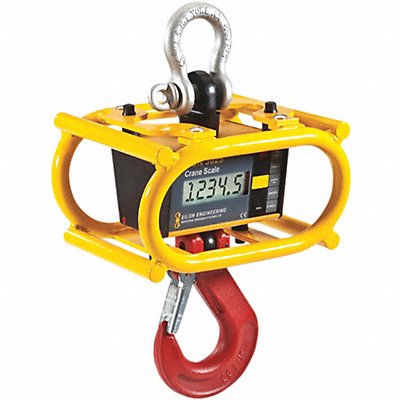 RON CRANE SCALES RON3025MCW05 Crane Scale LCD 10 000 lb Cap.