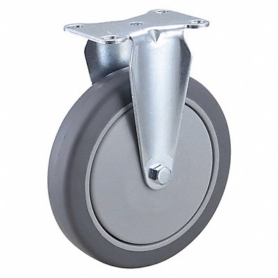 GRAINGER 3ENW9 Standard Plate Castor Rigid 300 lb.
