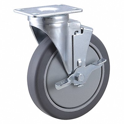 GRAINGER 3ENY1 Standard Plate Castor Swivel 300 lb.