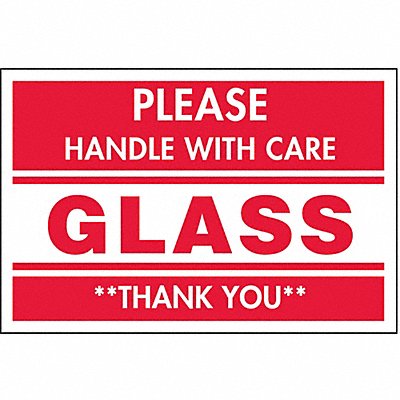 TAPECASE 16U864 Instructional Label Care PK500
