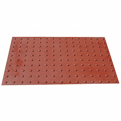 ULTRATECH 761 Retrofit ADA Warning Pad Brick Red 4x2ft