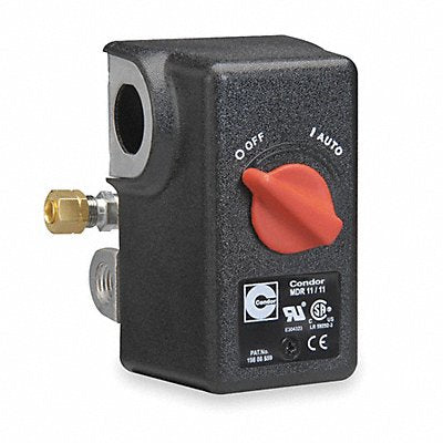 CONDOR USA INC 11WC2E Pressure Switch Auto/Off DPST 50-200psi