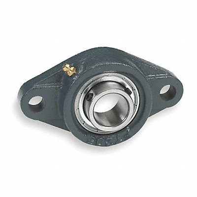 DAYTON 3FCV9 2 Bolt Flange Bearing Ball 1 1/2in Bore