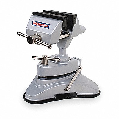 WESTWARD 3FDH8 VacMultiAngleVise VGrooved Swivel 2.75 W