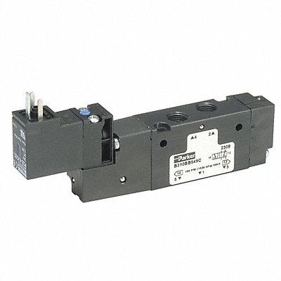 PARKER B511BB553C Solenoid Air Control Valve Four-Way 145 psi