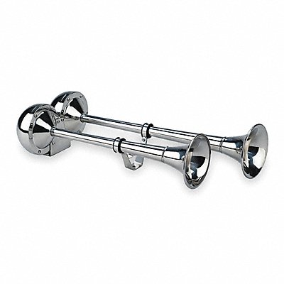 WOLO 125 Dual Trumpet Horn Electric 8 In W 125 dB