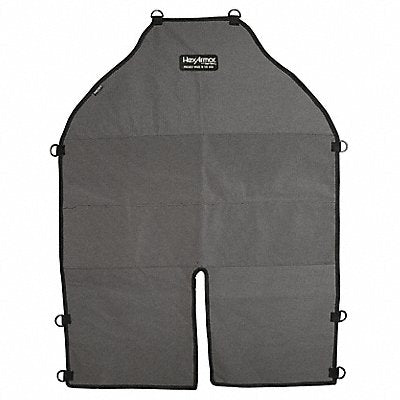 HEXARMOR AP361 Bib Apron Grey/Black 36 in L 25 in W