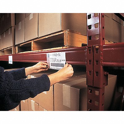 HOL-DEX LI354 Lbl Hldr Insrt Shts White 5 in 3 in PK50