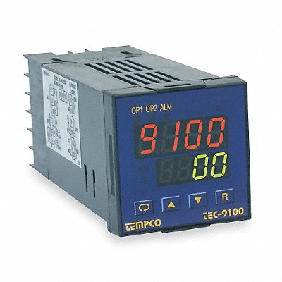 TEMPCO TEC14044 Temp Controller Prog 90-250V Relay2A