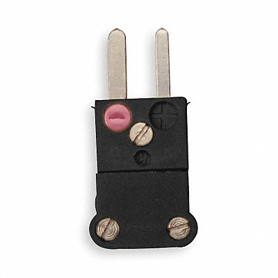 TEMPCO TCAR1013 Thermocouple Plug J Black (2) Flat Pins