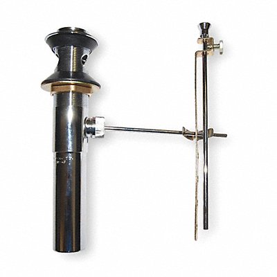 CHICAGO FAUCETS 1222KJKCP Pop-Up Drain 8 1/8 in H Silver