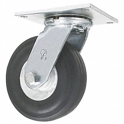 GRAINGER 3G119 Plate Cstr w/Semi Pneumatic Wheels Swvl